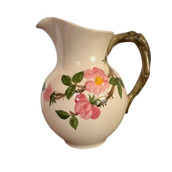 Vintage Franciscan ware Desert Rose Pitcher from original Los Feliz Location - Picture 2 of 8